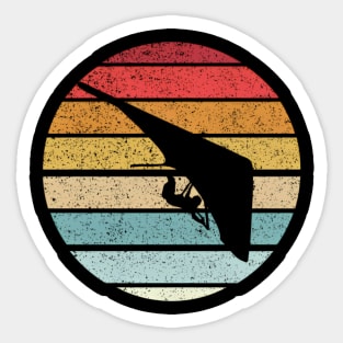 Hang glider kite Sticker